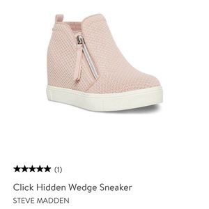 NEW - STEVE MADDEN Kids Click Hidden Wedge Sneaker STEVE MADDEN